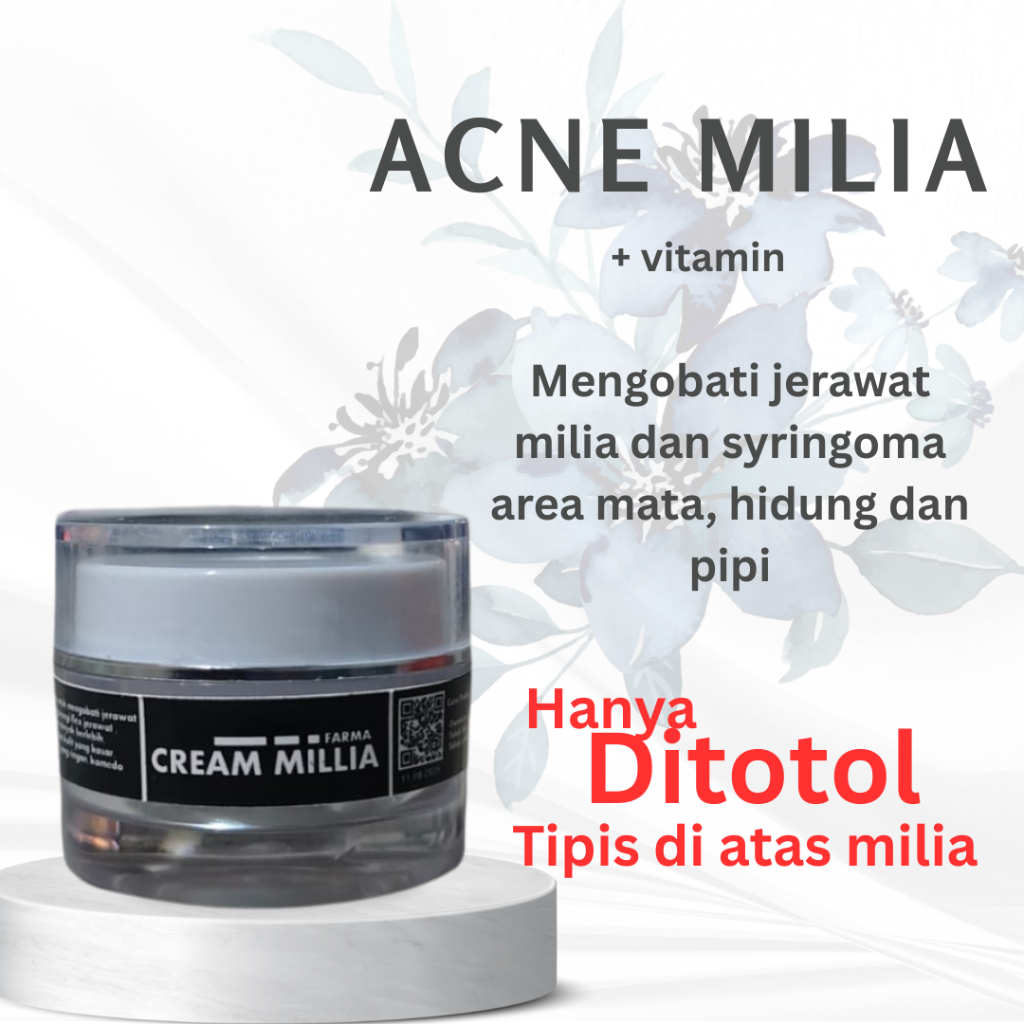 Krim Penghilang Milia dan Syringoma di Mata Hidung