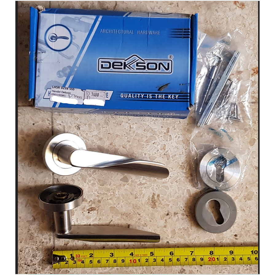 HANDLE DEKKSON LHSR 0238 SSS SOLID STAINLESS STEEL / GAGANG PINTU MINIMALIS MODERN