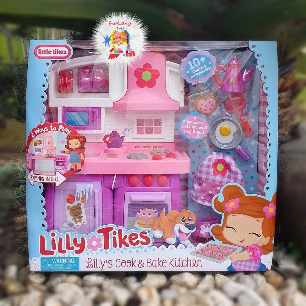 Little Tikes Lilly Tikes Lilly's Cook and Bake Kitchen Doll Playset