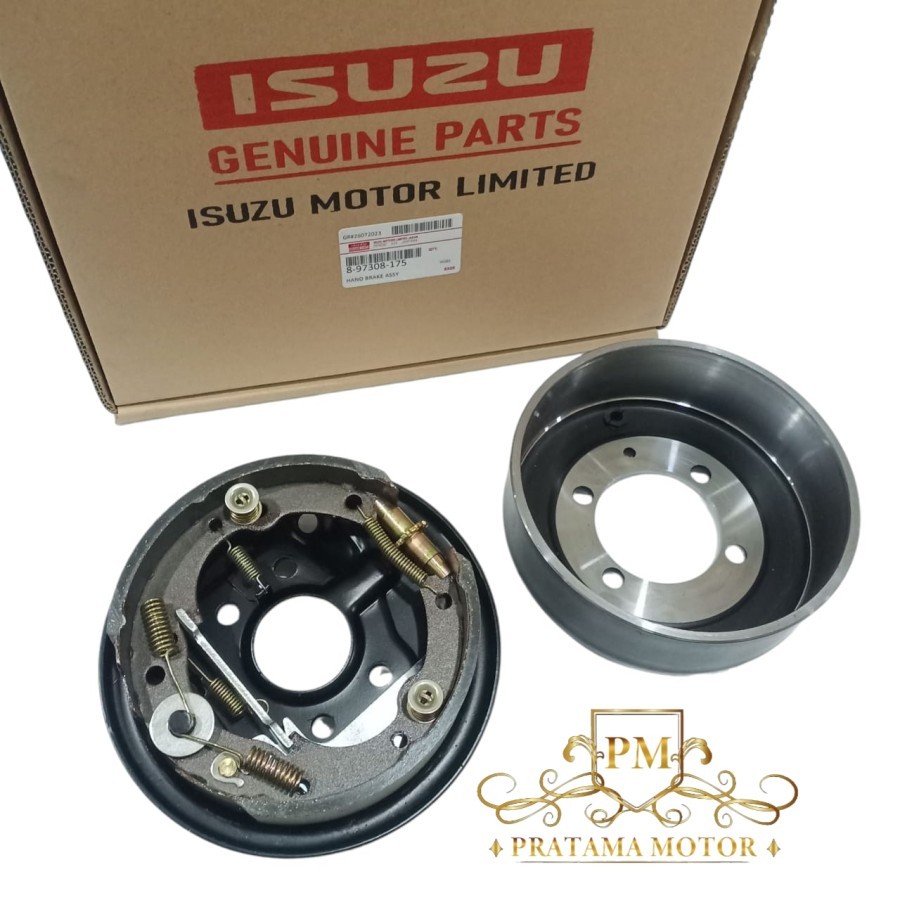 TROMOL REM TANGAN / HAND BRAKE DRUM KOMPLIT ISUZU ELF NKR71 NKR 71 NMR71 ORIGINAL