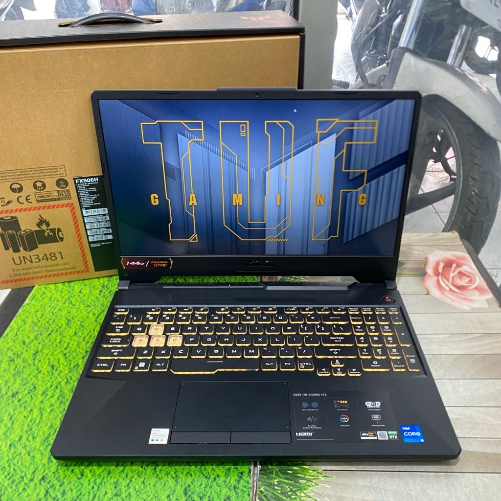 New Asus Tuf F15 FX506HC Core i5-11400H 16GB 512GB RTX 3050 4GB Win 11