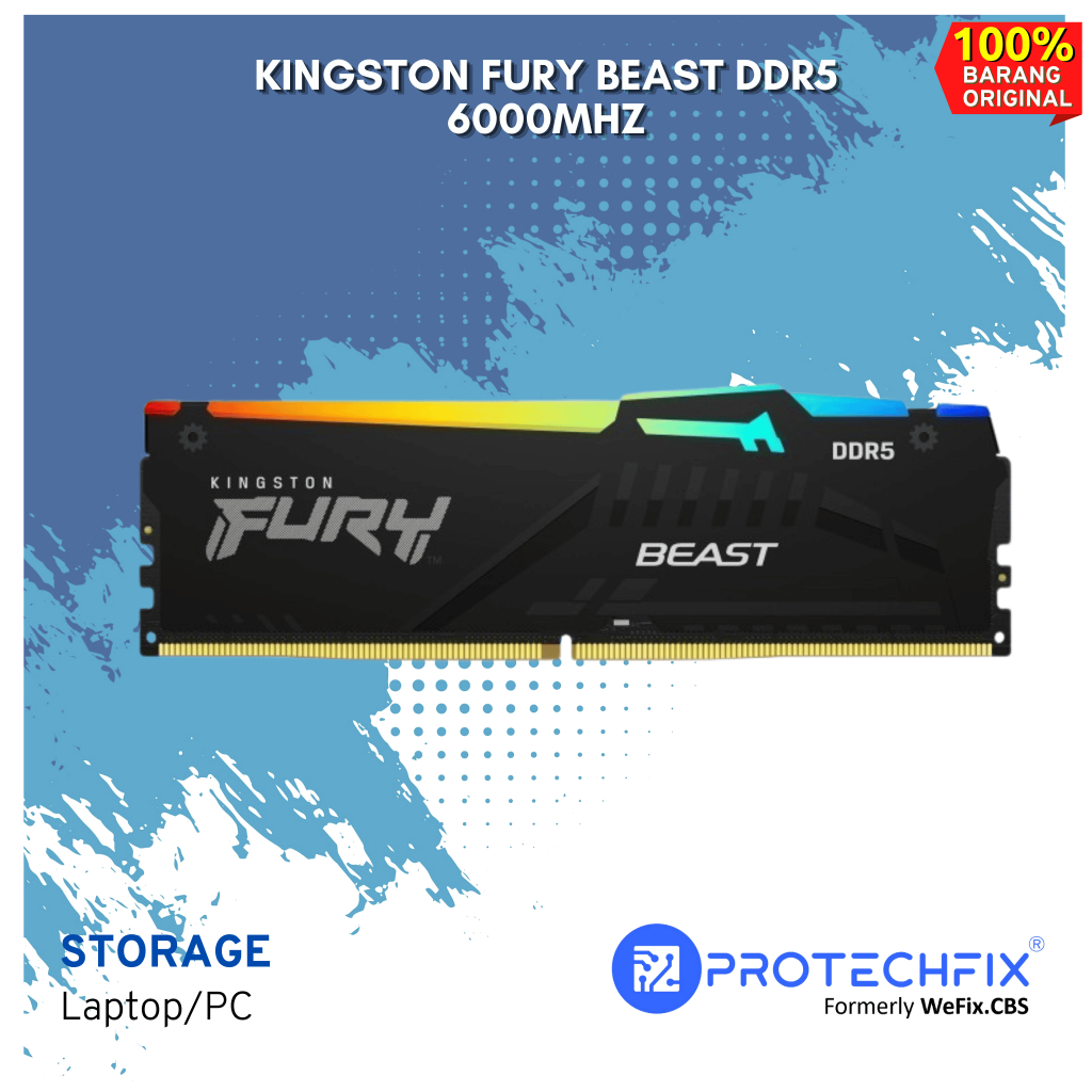 RAM Kingston FURY BEAST DDR5 6000MHZ