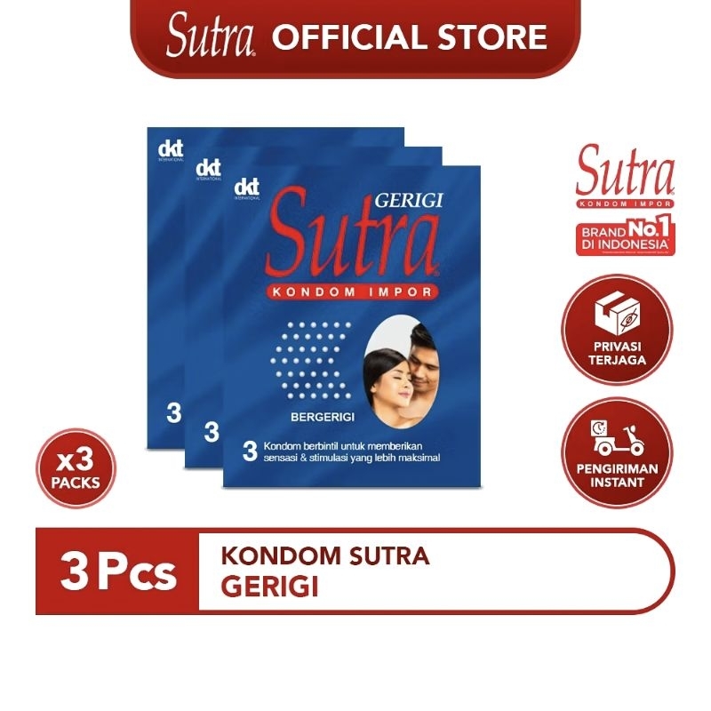 Kondom Sutra Gerigi - 3 Pcs