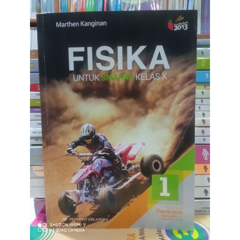 Buku fisika untuk SMA kelas 10 Marthen kanginan
