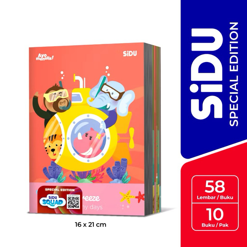 

Buku Tulis / Kertas Tulis / SIDU 58 / SINAR DUNIA(1pak)