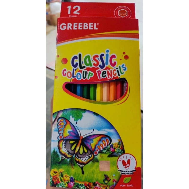 

GREEBEL PENSIL WARNA 12 PCS