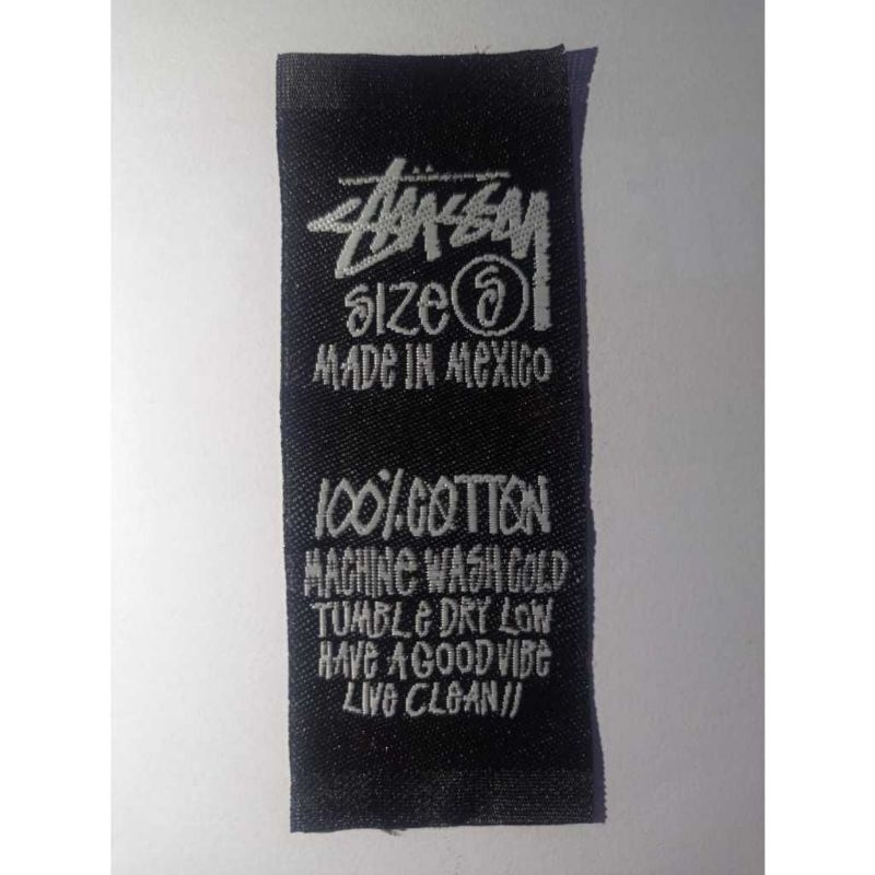 

LABEL WOVEN STUSSY RAJUT SUPER PREMIUM