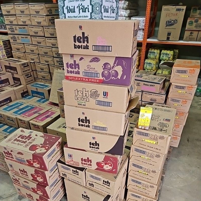 

Cahayadstore Ed 01.26 - Ctn 24*300Ml - Teh Kotak Ultra Uht - 300Ml Original Manis / Less Sugar /