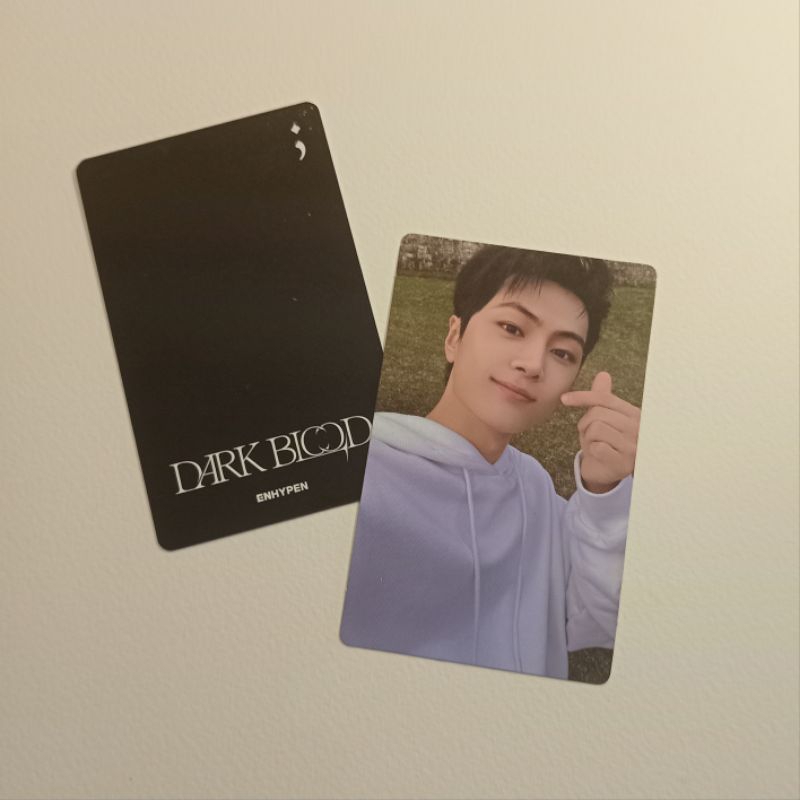 (READY) Photocard Official Enhypen Jay Dark Blood Weverse Album Hoodie darkblood PC