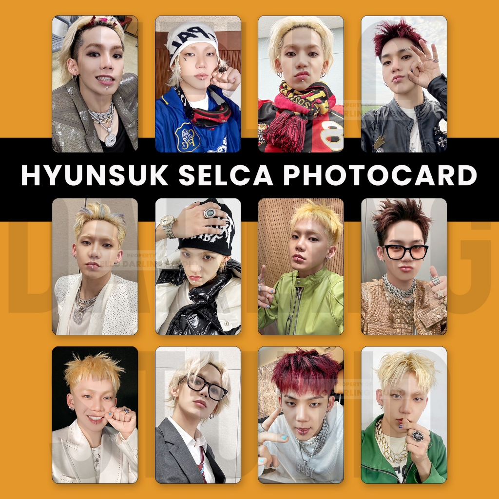 10 Pcs Treasure Choi Hyunsuk Selca Photocard set. Unofficial. Fan Made.
