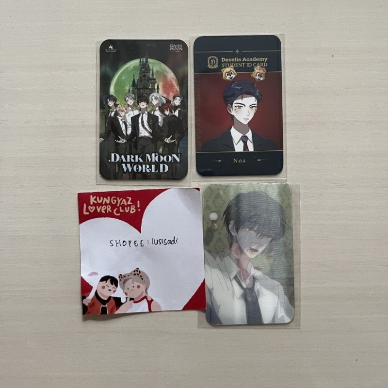 ENHYPEN PC Photocard Dark Moon, IDC Lotte Noa / Ni-ki, Heli / Heeseung Lenticular