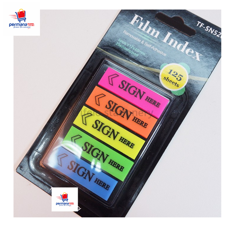 

TRIFELO Film Index Sign Here - Pembatas Penanda TF SN 5205