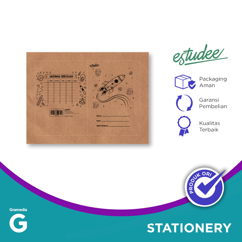 

Gramedia Tunjungan : Estudee Sampul Samson Motif B5 Isi 10 J
