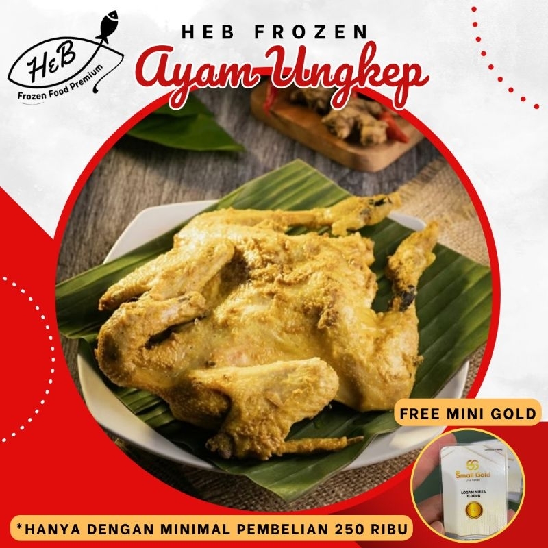 

Ayam Ungkep Asap Fresh Frozen Resep HEB @1Ekor (800Gram)