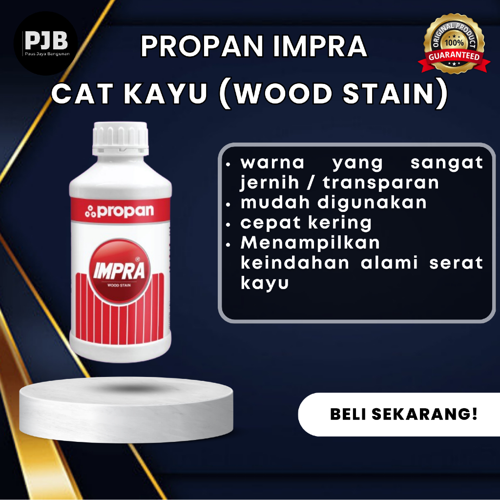 CAT KAYU PROPAN IMPRA WOOD STAIN 1 Liter