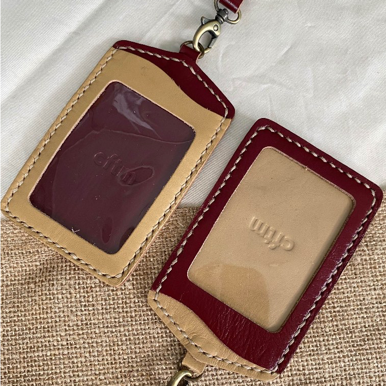 

CFTM - Id card holder kulit sapi asli jahit manual