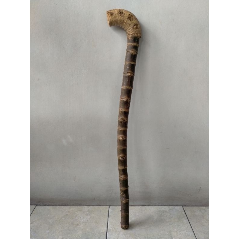 TONGKAT BAMBU UNIK RUAS PENDEK/ROSPEN (100 CM)
