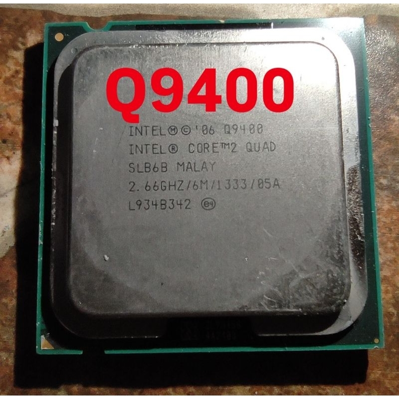 Prosesor Intel Core 2 Quad Q9400 Cache 6M 2.66 GHz