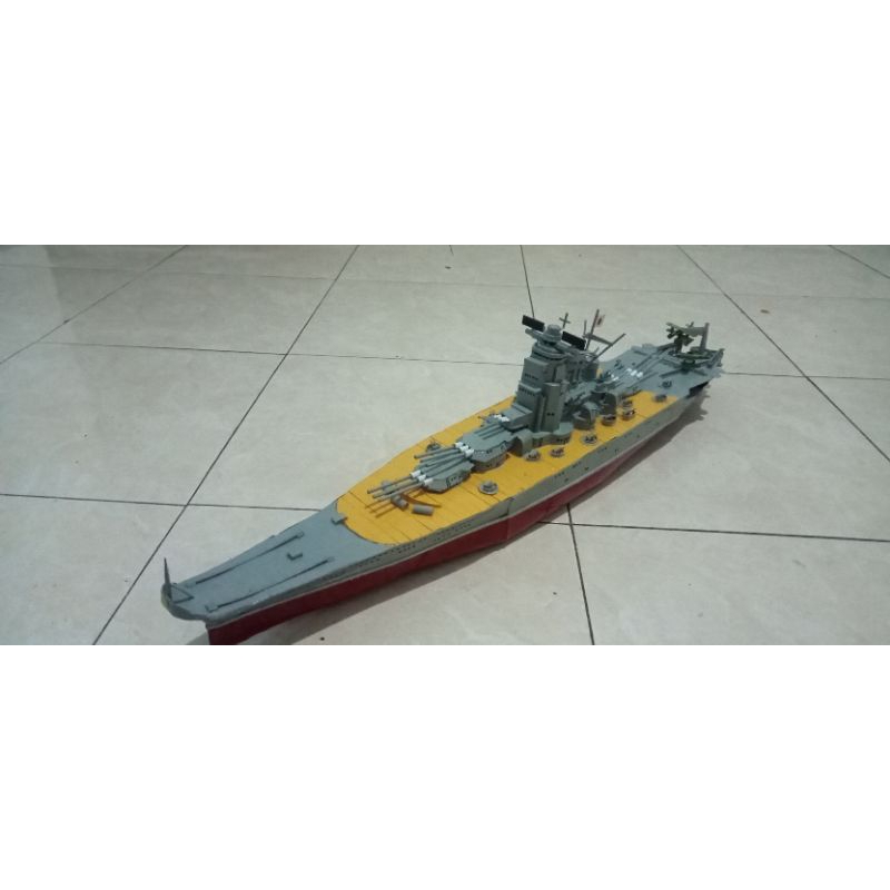 miniatur kapal perang Musashi,kapal perang dunia 2