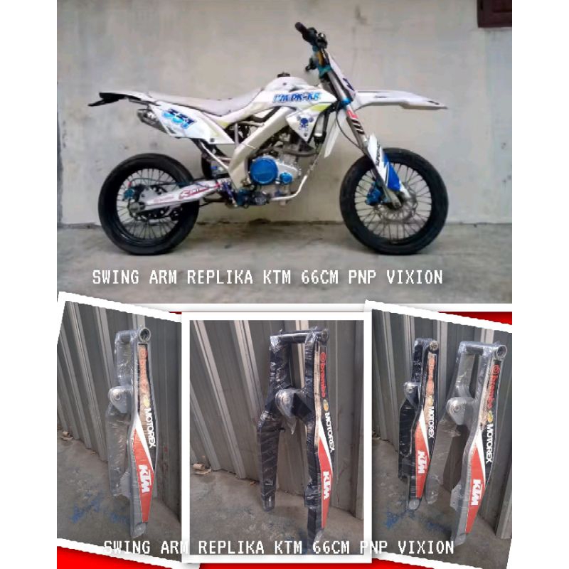 SWING ARM REPLIKA KTM 66CM PNP VIXION - LENGAN AYUN VIXION MODEL KTM 66CM  OLD & NEW