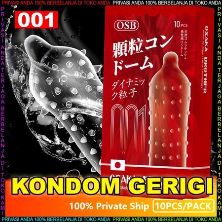 Kondom Premium - Kondom 001 Efek Prang Sang Climax Berduri Bergerigi Tipis