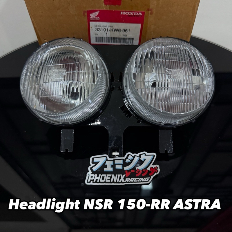 Headlamp NSR RR ASTRA Lampu Depan NSR RR ASTRA Headlight Unit Honda NSR 150-RR ASTRA ORIGINAL BNIB 3
