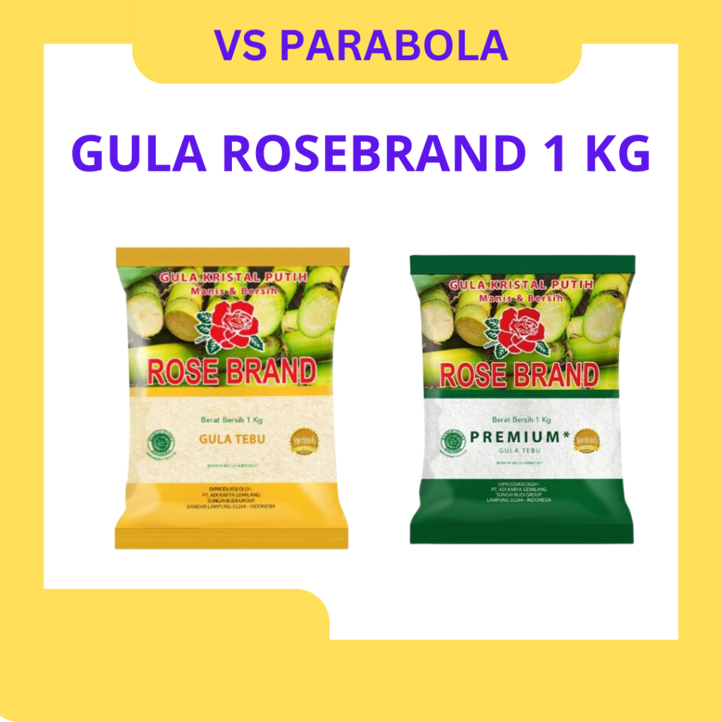 

GULA MERK ROSEBRAND KEMASAN 1 KG