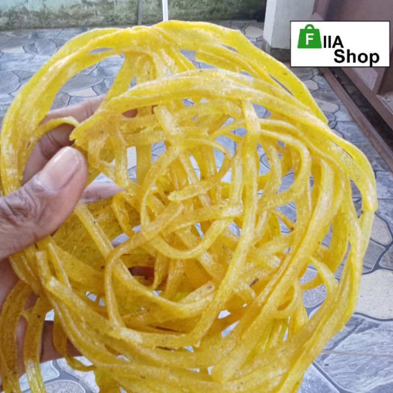 

kerupuk mie mentah 1 kg / promo kerupuk mie mentah bahan makanan krupuk