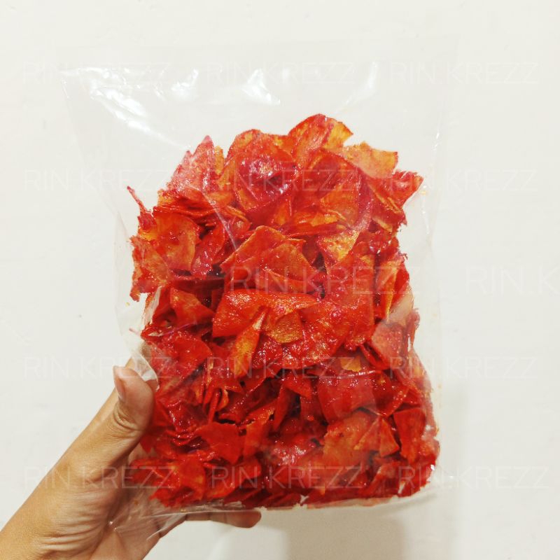 

250 Gram Keripik Singkong Sambal Balado Pedas Lengket || Rin. Krezz Keripik Singkong Sambal Sanjay Balado Padang Bumbu Lengket Pedas