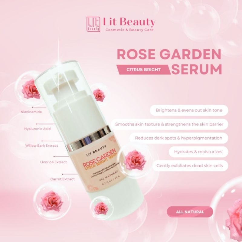 Lit Beauty Rose Garden Citrus Serum