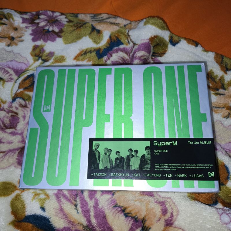 ALBUM SUPERM 1st ALBUM SUPER ONE Korean Edition