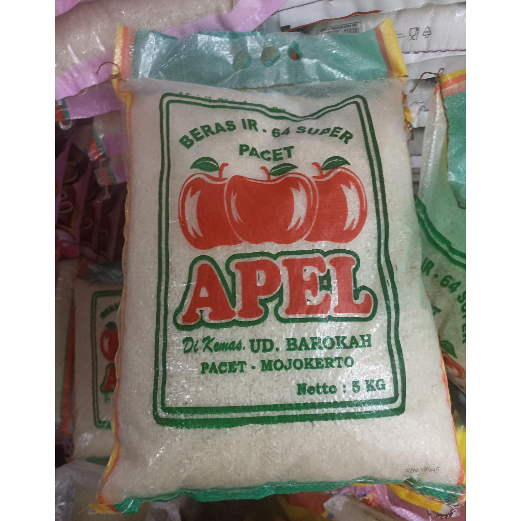 

BERAS APEL KEMASAN 5 Kg BERAS BRAMU