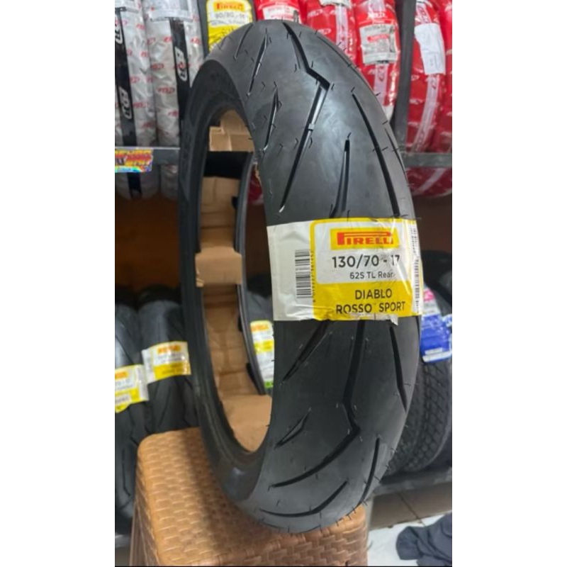PIRELLI DIABLO ROSSO SPORT 130/70-17 TUBLESS BAN CBR R15 GSX CB150R VIXION  CRF DETREKER