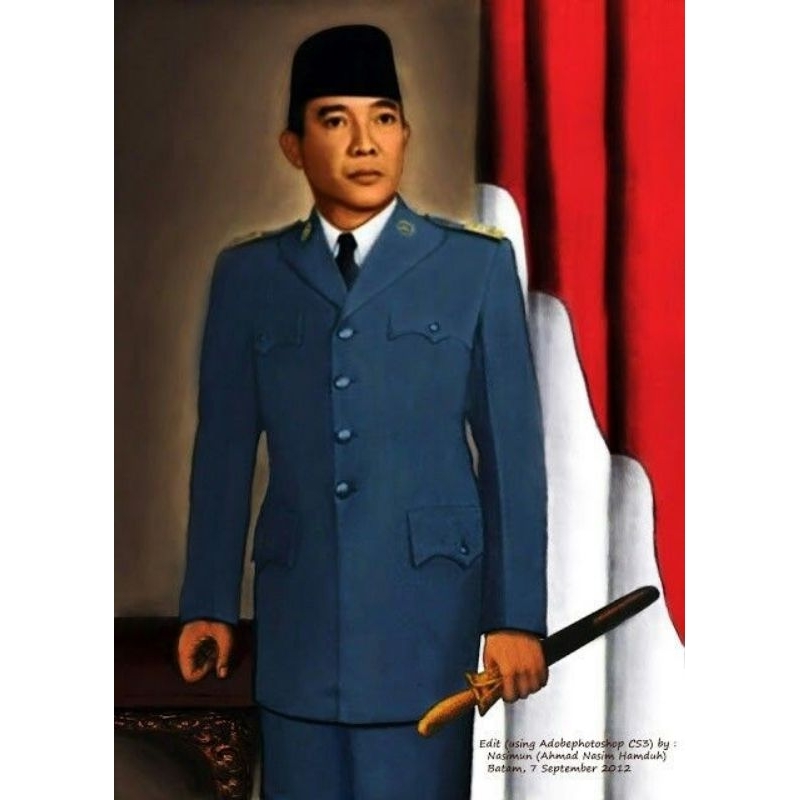 poster cetak jumbo soekarno hatta hiasan dinding macam macam ukuran