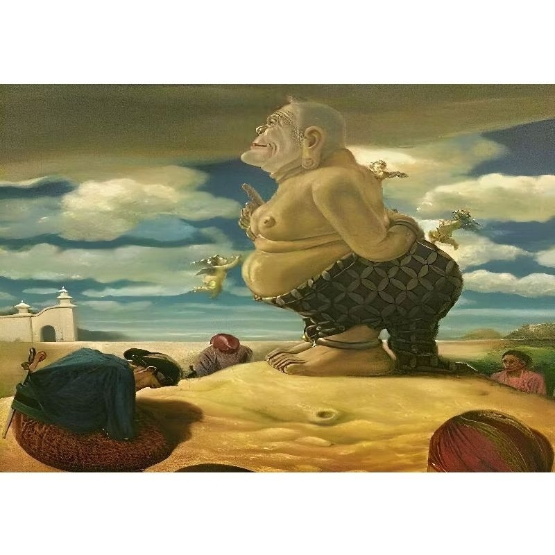 POSTER CETAK JUMBO, EYANG SEMAR, HIASAN DINDING, EYANG SEMAR, BISA COD