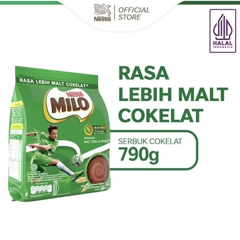 

Milo Activ-Go Pouch Susu Bubuk 790 g