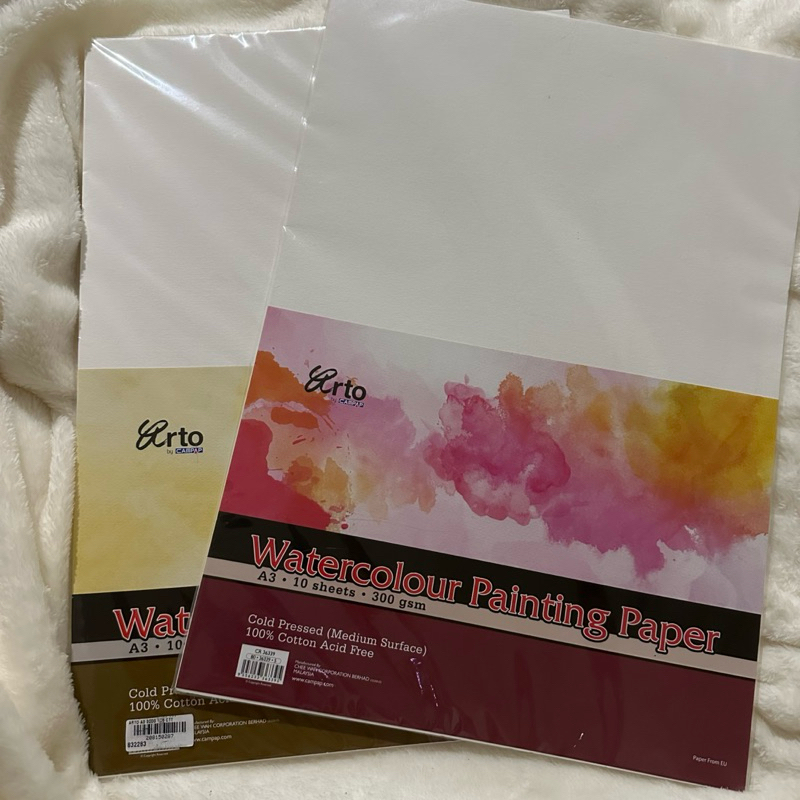 

[New] Arto A3 Watercolor Painting Paper 10 Sheet 300gsm