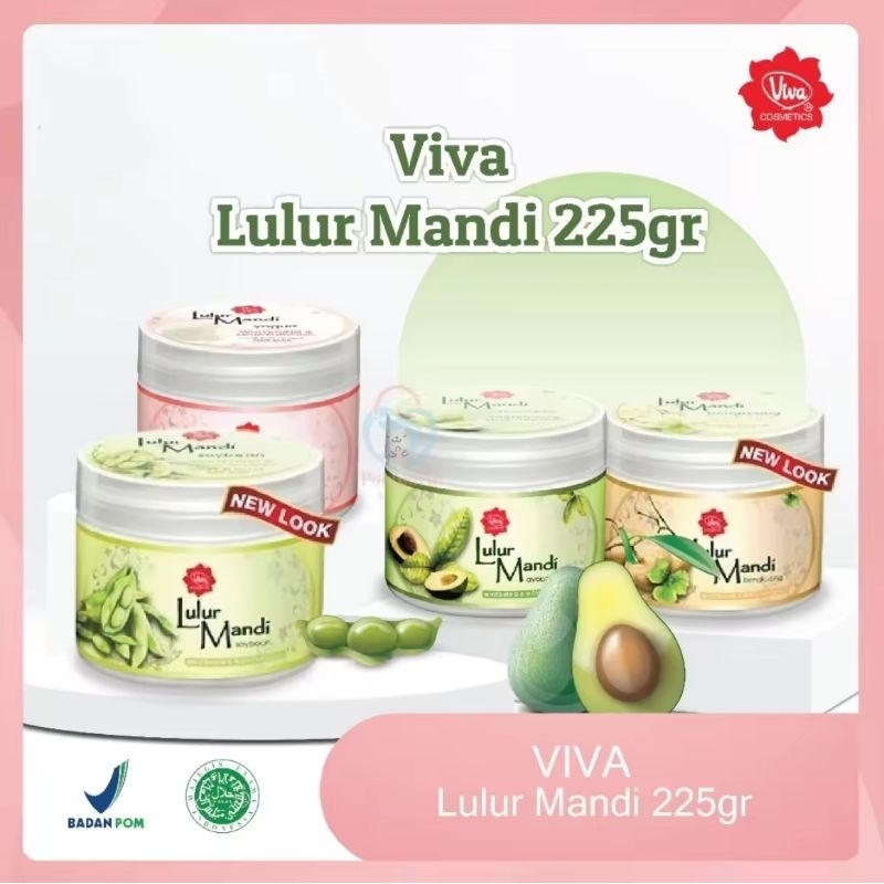 VIVA lulur mandi 225 gr - lulur viva