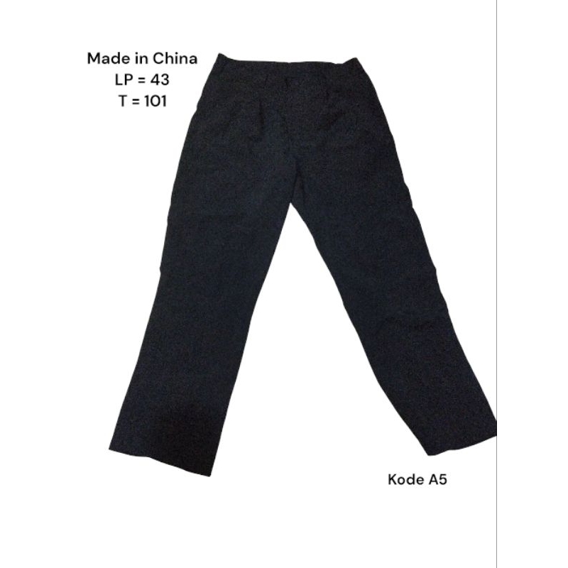 Celana Outdoor Hitam Second Thrifting