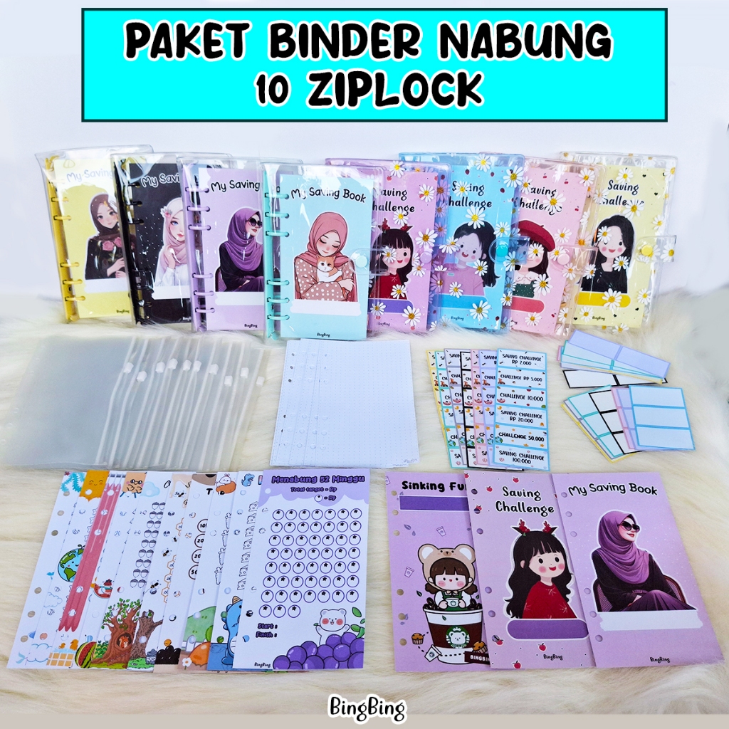 

10 ZIPLOCK PAKER BINDER NABUNG VOL 1