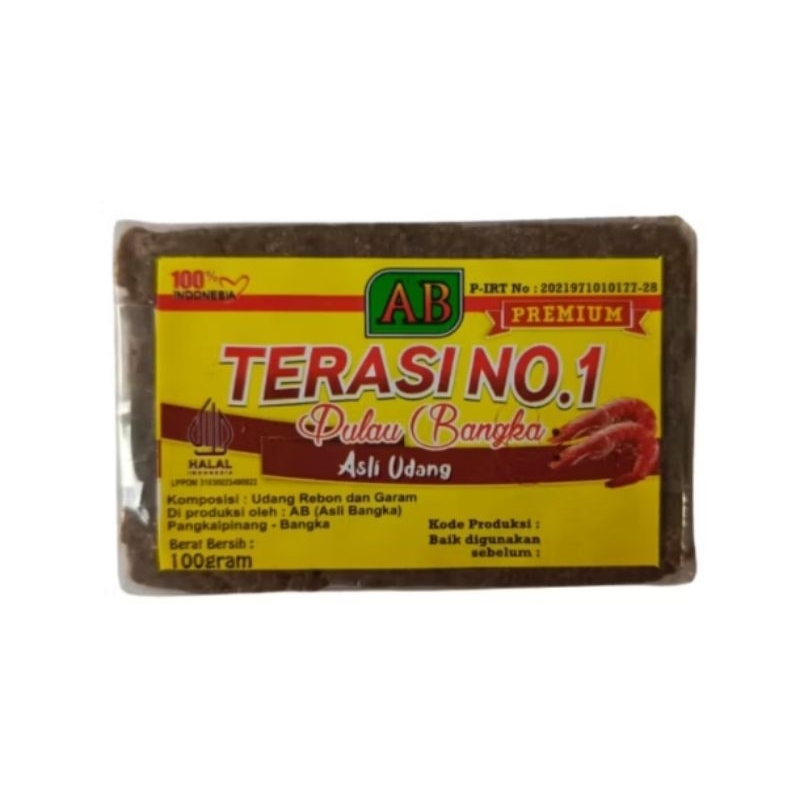 

Terasi Bangka Premium asli udang