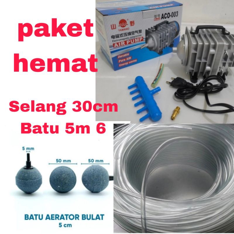 Paket Aerator 6 Lubang Yamano ACO003 Aerator Kolam Ikan Budidaya ikan