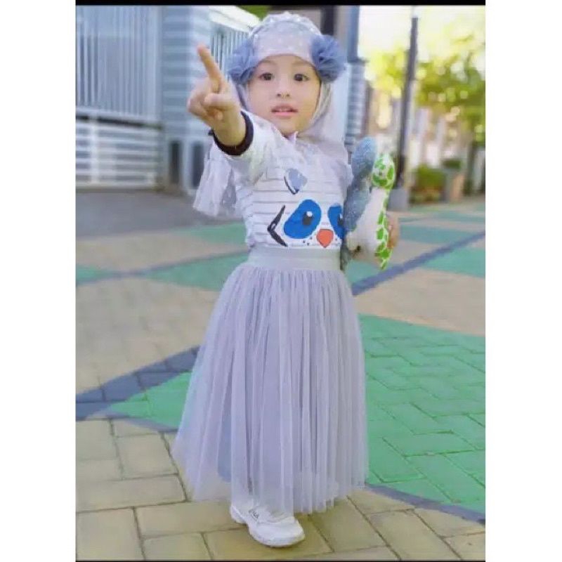 Rok tutu Anak Usia 1- 8 tahun - Rok tutu 2 layer Premium - Rok tutu Putih Terbaru - Rok tutu Tile po