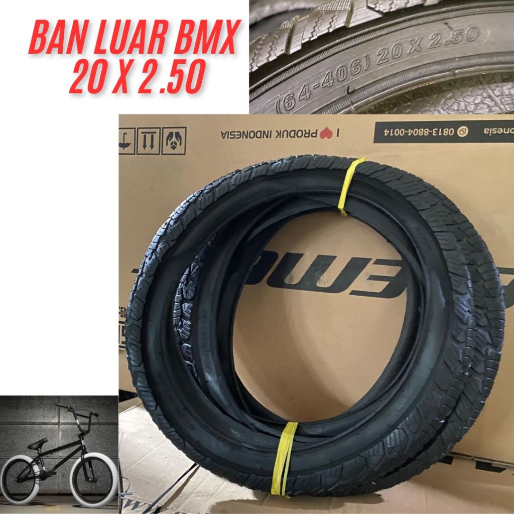 Ban luar 20 X 2.50 Polos BMX MTB Sepeda Anak Laki Cowok Universal Jumbo By Genio luar Dalam Universa