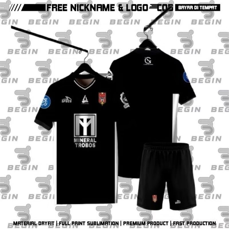 Jersey Maluku Utara FC Gratis Request Nick Name 5XL baju bola