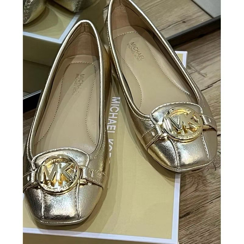 (NEW) sepatu MK fulton pale gold original authentic size 5