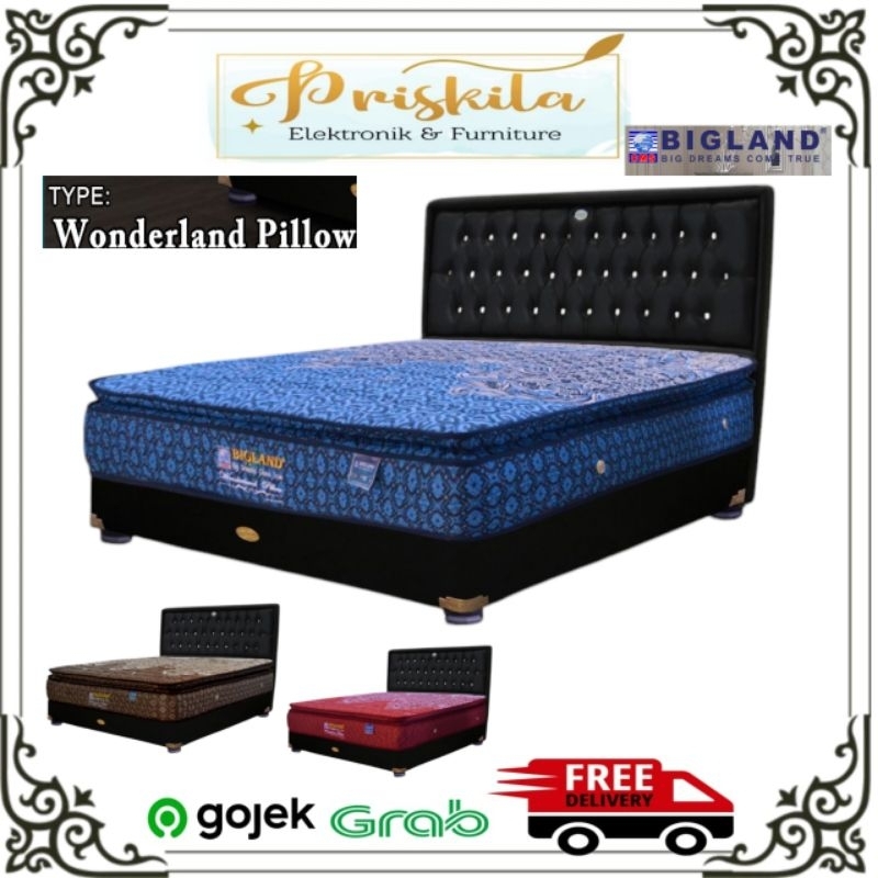 matras bigland / springbed bigland wonderland pillow / matras ada lapisan / furniture Palembang / pr
