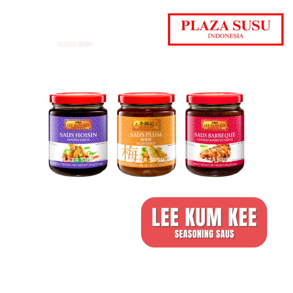 

SAUCE LEE KUM KEE SAUS HOISIN/SAUS BARBEQUE/OLUM SAUS BOTOL CHAR SIU SAUCE