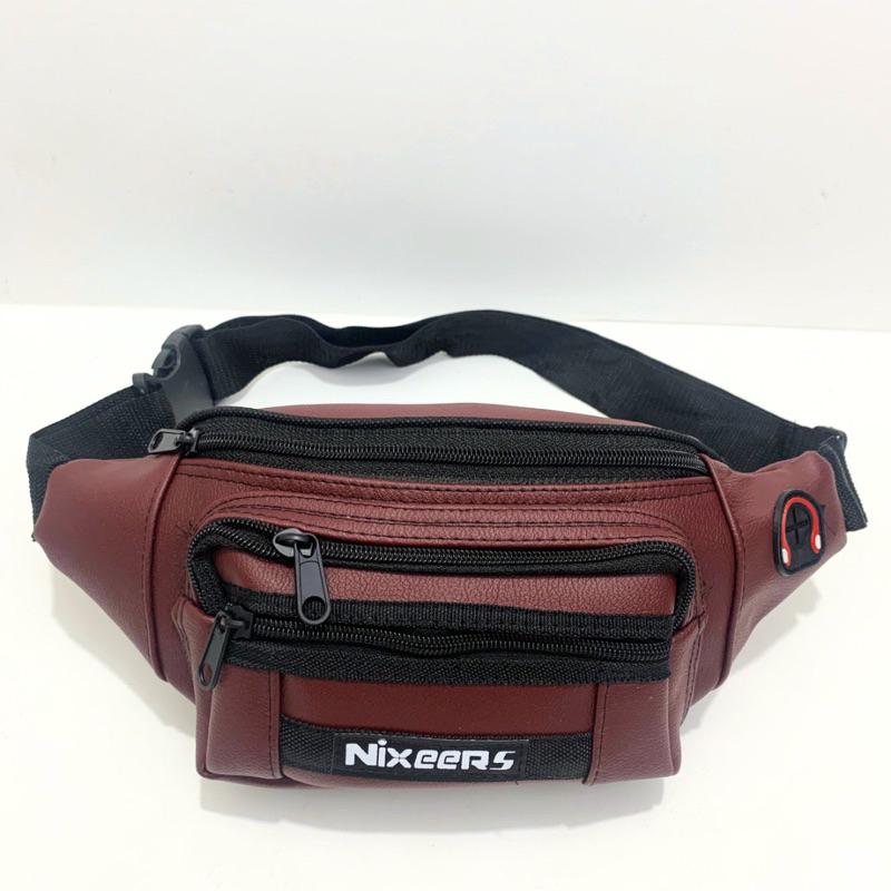 ORIGINAL TAS PINGGANG PRIA TAS DADA SPORT PRIA TAS SPORT PRIA WATERPROOF TAS PINGGANG 3 RUANG