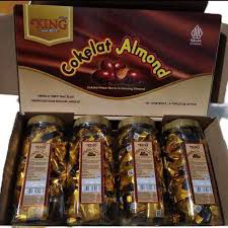 

COKLAT ALMOND DKING (1bok isi 4 toples)
